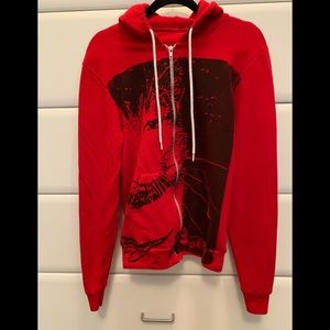Cat Graphic Hooded Sweatshirt